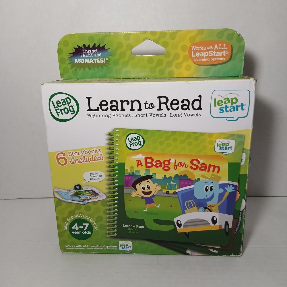 LeapFrog LeapStart Learn To Read Volume 1 With 6 Story Books NEW